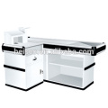 CE and ISO approved checkout counte/cash counter/shop cash counter